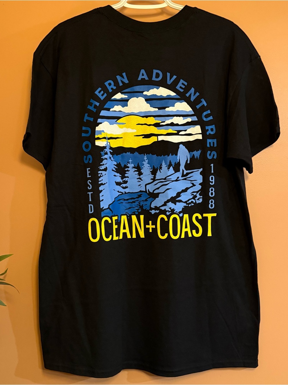 Ocean + Coast Men’s Large Southern Adventures Outdoor Graphic T-Shirt Black